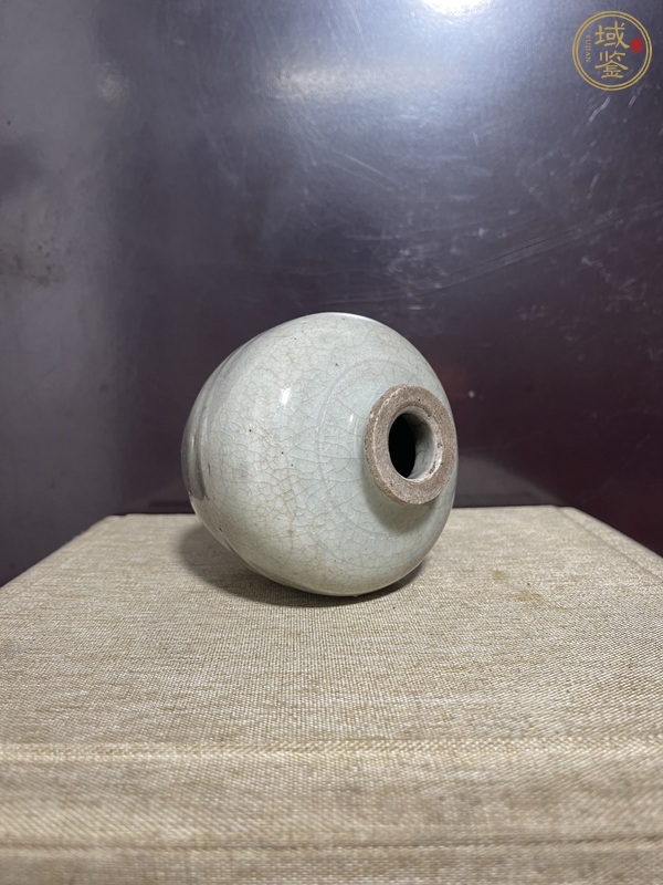 古玩陶瓷龍泉青瓷蘋果尊真品鑒賞圖