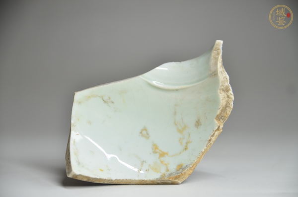 古玩陶瓷青花礬紅瓷片真品鑒賞圖