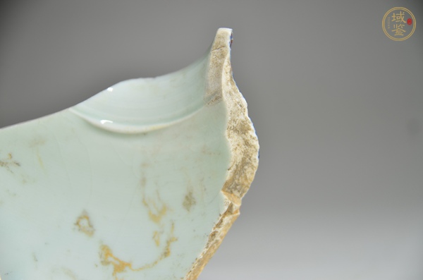 古玩陶瓷青花礬紅瓷片真品鑒賞圖