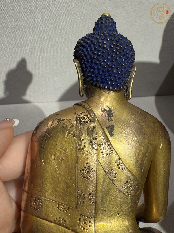 古玩銅器寶生佛真品鑒賞圖