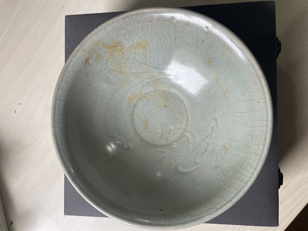 古玩陶瓷南宋影青蓮瓣紋碗拍賣，當(dāng)前價(jià)格35000元