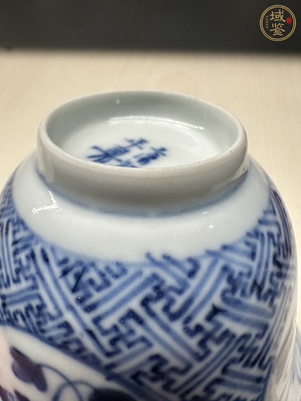 古玩青花杯真品鑒賞圖