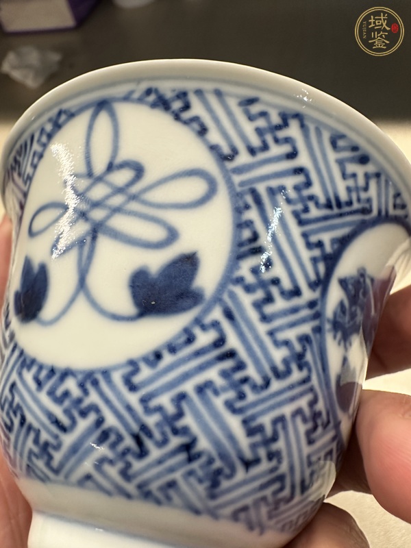 古玩陶瓷青花杯真品鑒賞圖