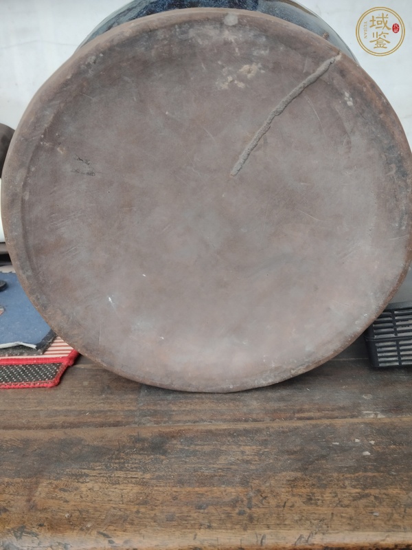古玩陶瓷紫砂鈞釉酒壺真品鑒賞圖