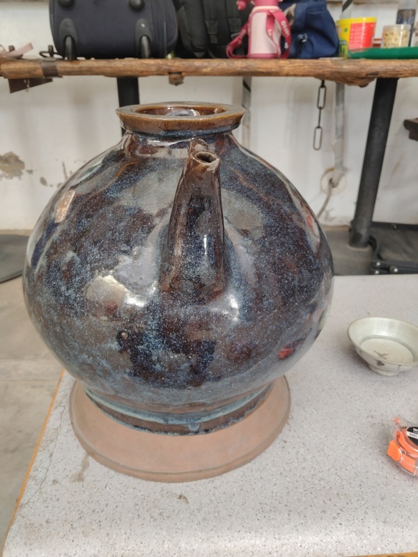 古玩陶瓷紫砂鈞釉酒壺太大號不要錯過拍賣，當前價格4899元