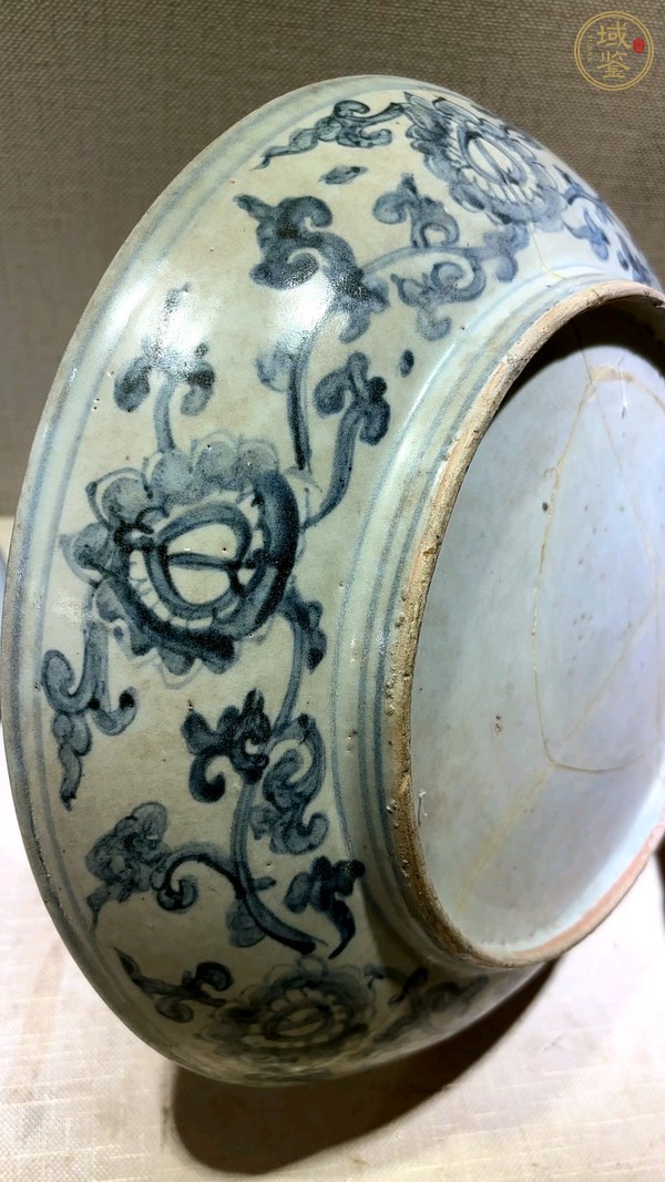 古玩陶瓷青花鳳紋盤真品鑒賞圖