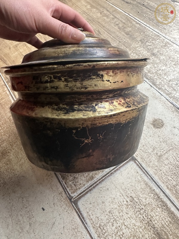 古玩銅器銅罐真品鑒賞圖