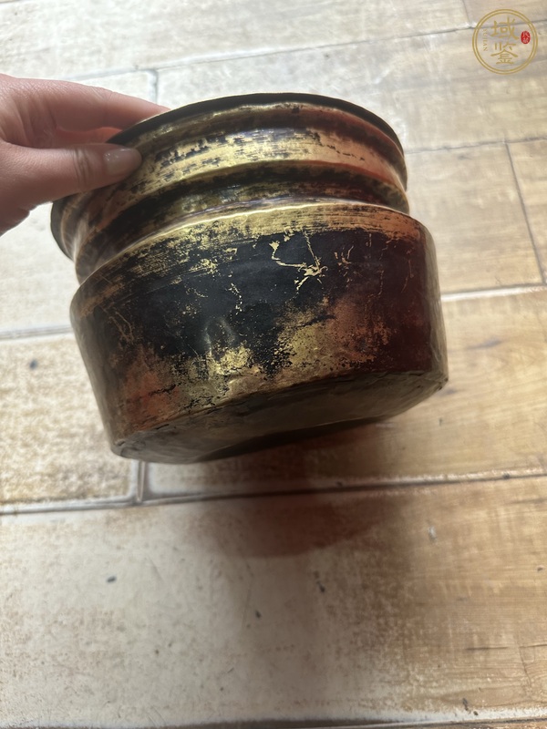 古玩銅器銅罐真品鑒賞圖