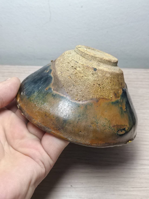 古玩陶瓷宋代福清窯束口盞拍賣(mài)，當(dāng)前價(jià)格126元