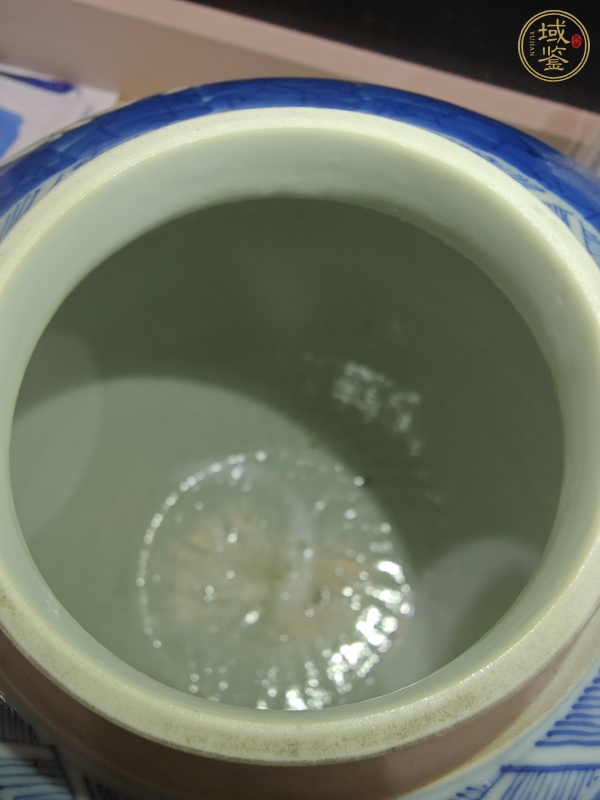 古玩陶瓷青花冰梅紋罐真品鑒賞圖