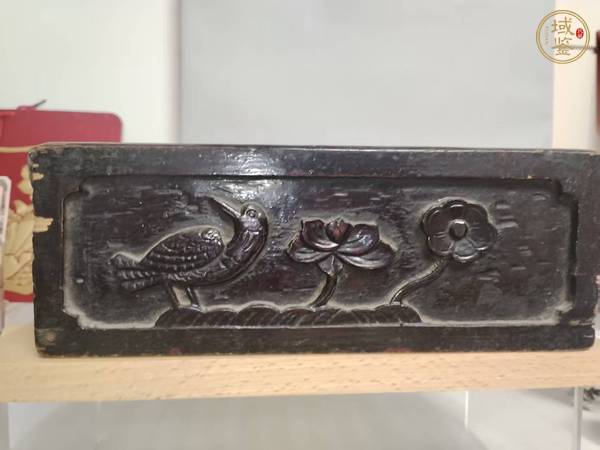 古玩雜項木雕花板真品鑒賞圖