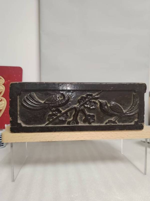 古玩雜項（朋友的）晚清民國木雕花板（是盒子）拍賣，當(dāng)前價格650元
