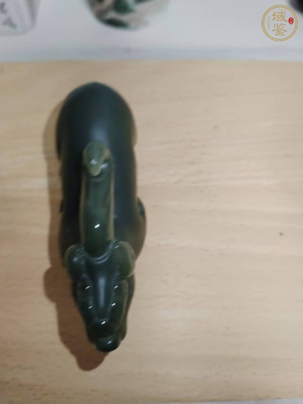 古玩玉器和田玉雕“貔貅”擺件真品鑒賞圖