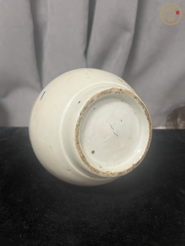 古玩陶瓷青花花卉紋瓶真品鑒賞圖