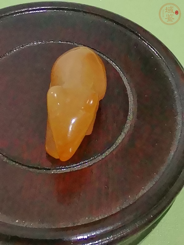 古玩玉器瑪瑙雕“老鼠”擺件真品鑒賞圖