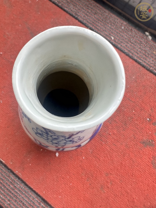 古玩陶瓷晚清青花葫蘆瓶真品鑒賞圖