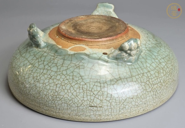 古玩陶瓷青瓷爐真品鑒賞圖