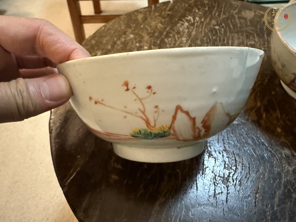古玩陶瓷廣彩人物碗真品鑒賞圖