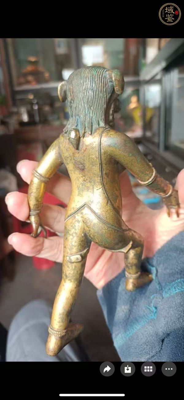 古玩銅器造像真品鑒賞圖