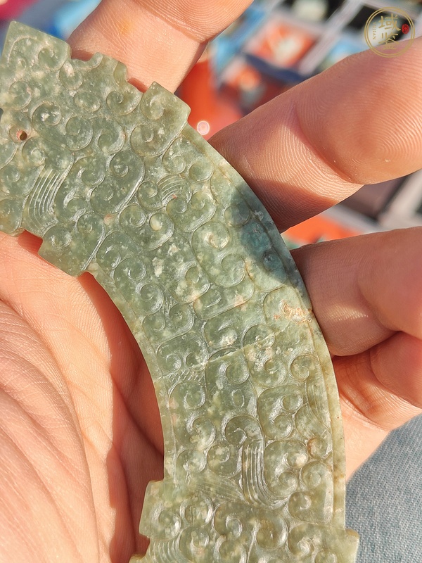 古玩玉器仿古玉璜真品鑒賞圖