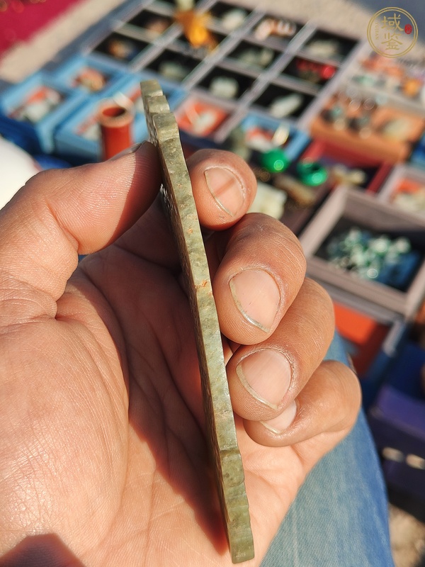 古玩玉器仿古玉璜真品鑒賞圖