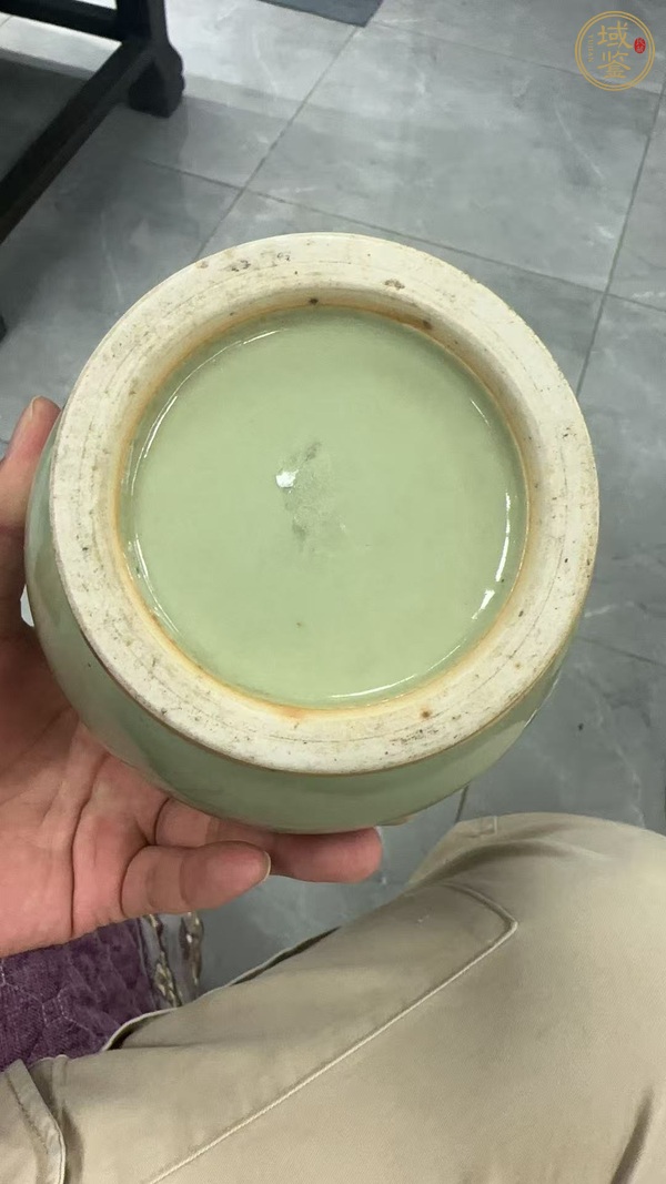 古玩陶瓷青釉香爐真品鑒賞圖
