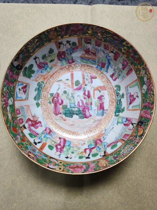 古玩廣彩碗真品鑒賞圖