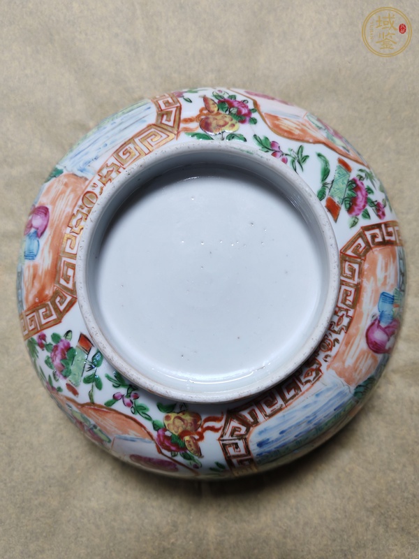 古玩陶瓷廣彩碗真品鑒賞圖