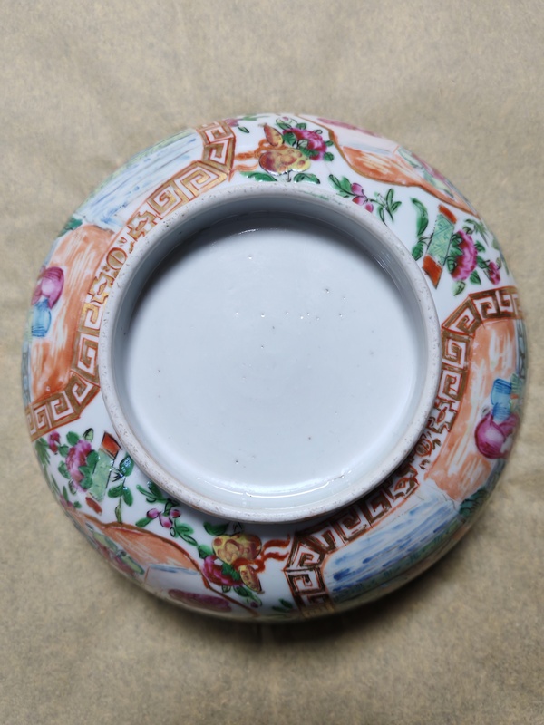 古玩陶瓷廣彩碗拍賣，當前價格4500元