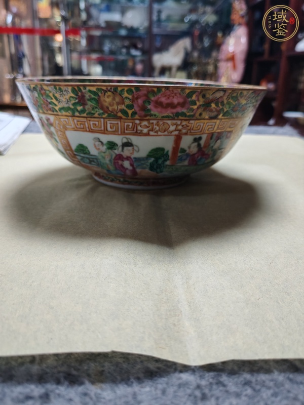 古玩陶瓷廣彩碗真品鑒賞圖
