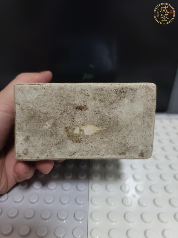 古玩陶瓷清中期青花纏枝蓮茶葉罐真品鑒賞圖