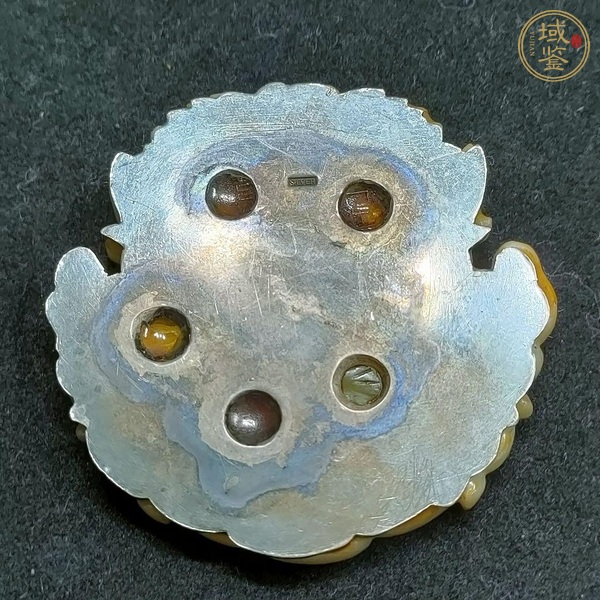 古玩玉器岫玉雕“花籃佩”真品鑒賞圖