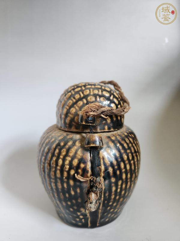 古玩陶瓷清代魚簍罐真品鑒賞圖