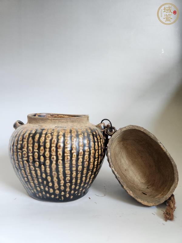 古玩陶瓷清代魚簍罐真品鑒賞圖