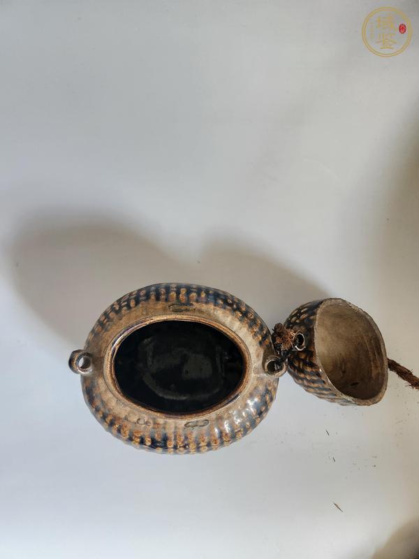 古玩陶瓷清代魚簍罐真品鑒賞圖