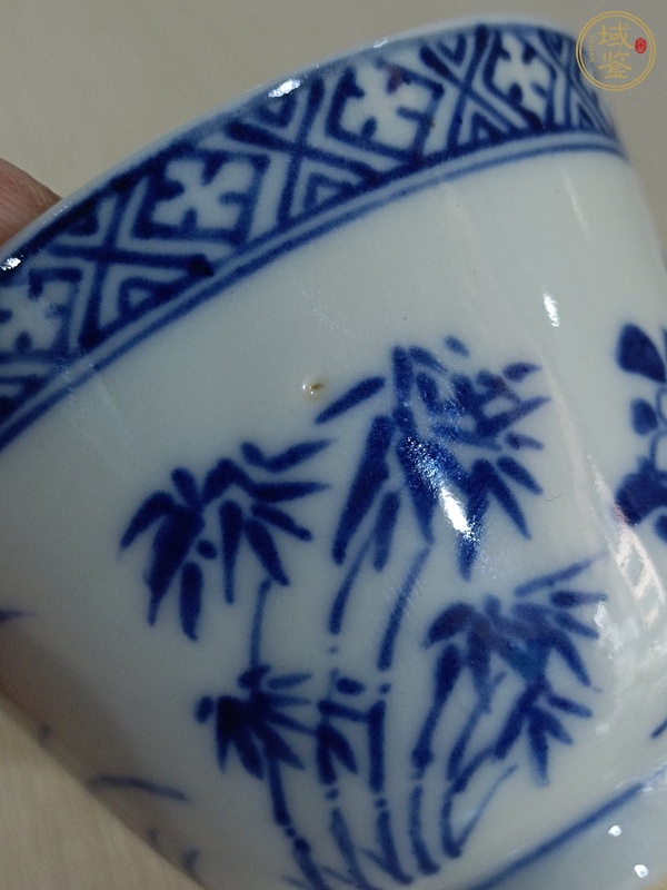 古玩陶瓷青花杯真品鑒賞圖