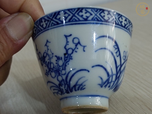 古玩陶瓷青花杯真品鑒賞圖