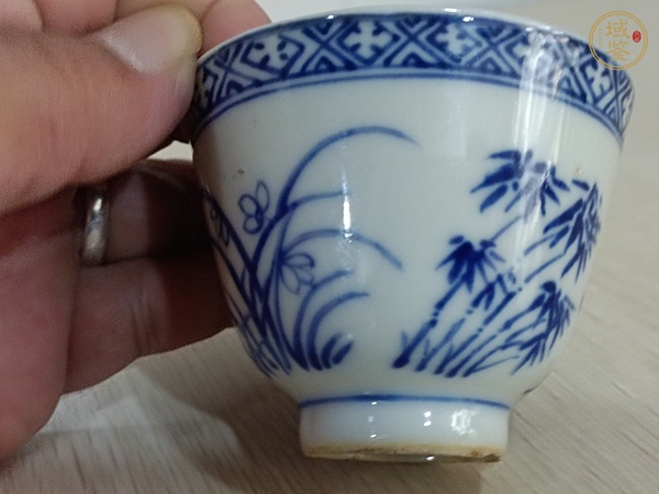 古玩陶瓷青花杯真品鑒賞圖