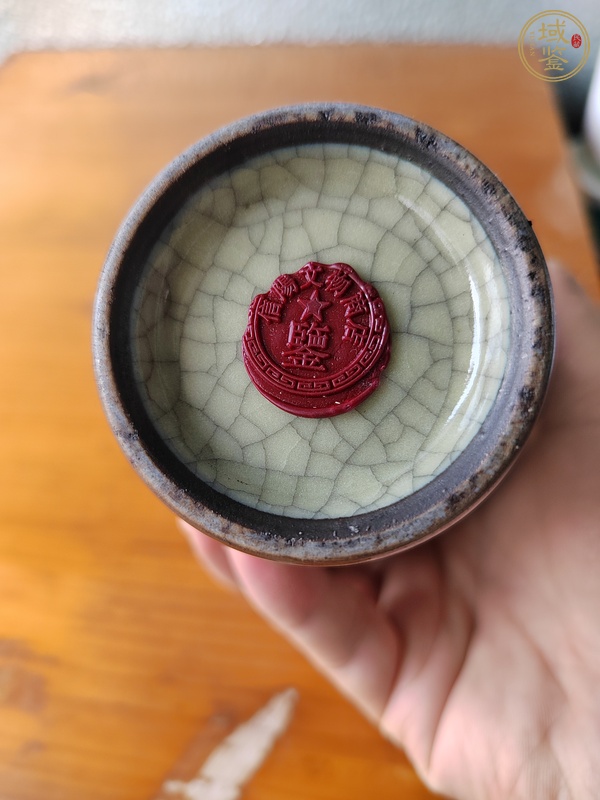 古玩陶瓷哥釉梅瓶真品鑒賞圖