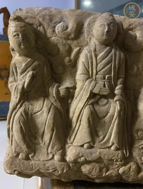 古玩雜項(xiàng)明代石雕佛板真品鑒賞圖