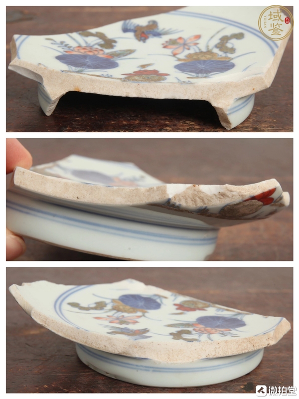 古玩陶瓷斗彩標本真品鑒賞圖