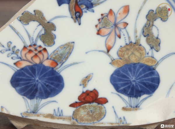 古玩陶瓷斗彩標本真品鑒賞圖