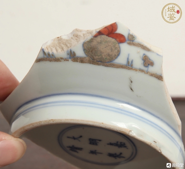 古玩陶瓷斗彩標本真品鑒賞圖
