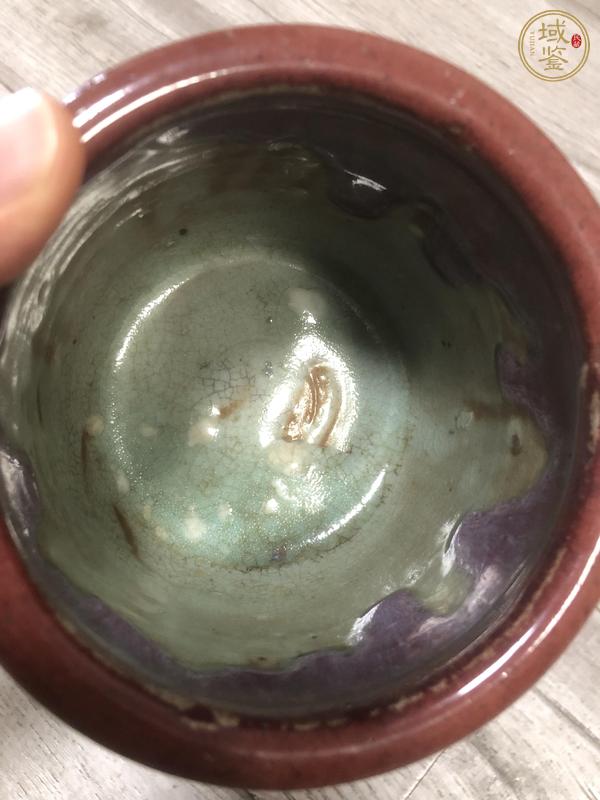 古玩陶瓷鈞紅釉筒式爐真品鑒賞圖