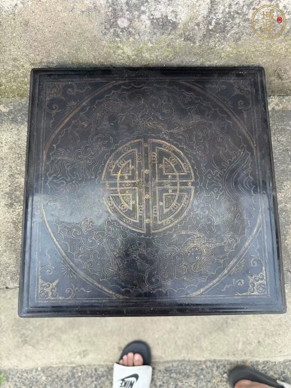 古玩陶瓷人物紋粉彩九攢盤真品鑒賞圖