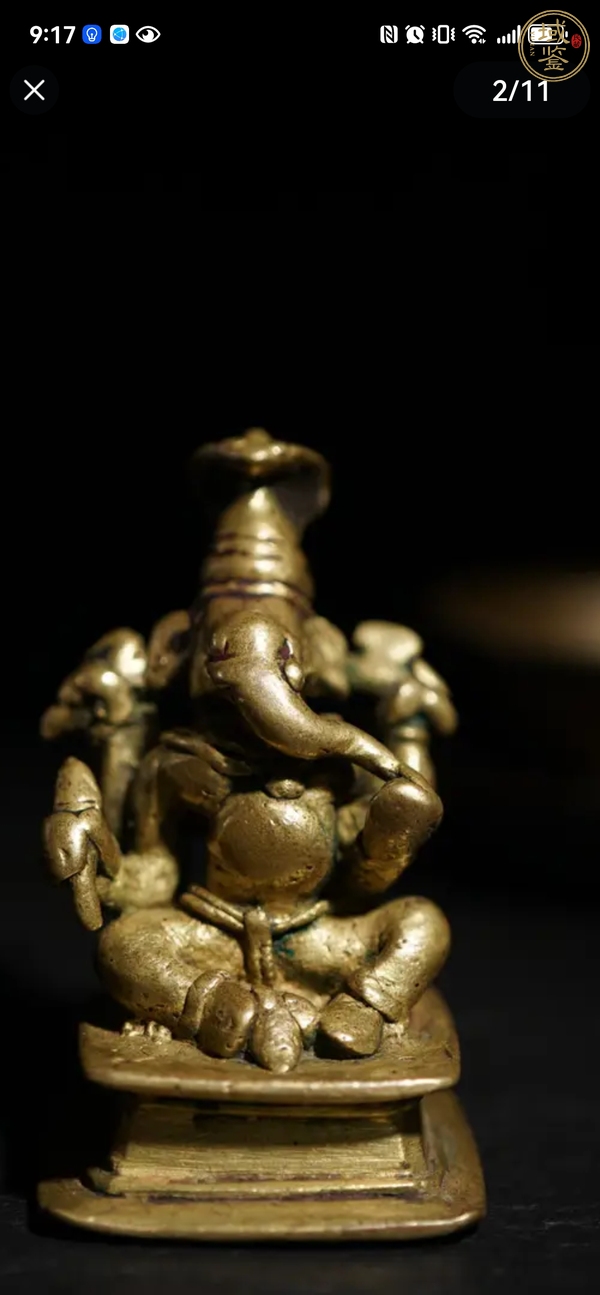 古玩銅器造像真品鑒賞圖