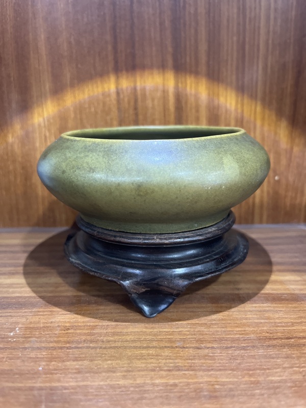 古玩陶瓷茶葉末釉洗拍賣，當(dāng)前價格5000元