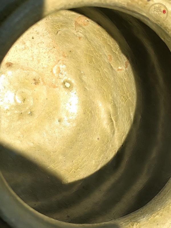 古玩陶瓷青釉雙耳罐真品鑒賞圖