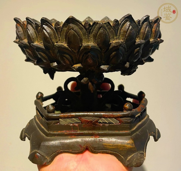 古玩銅器銅座真品鑒賞圖