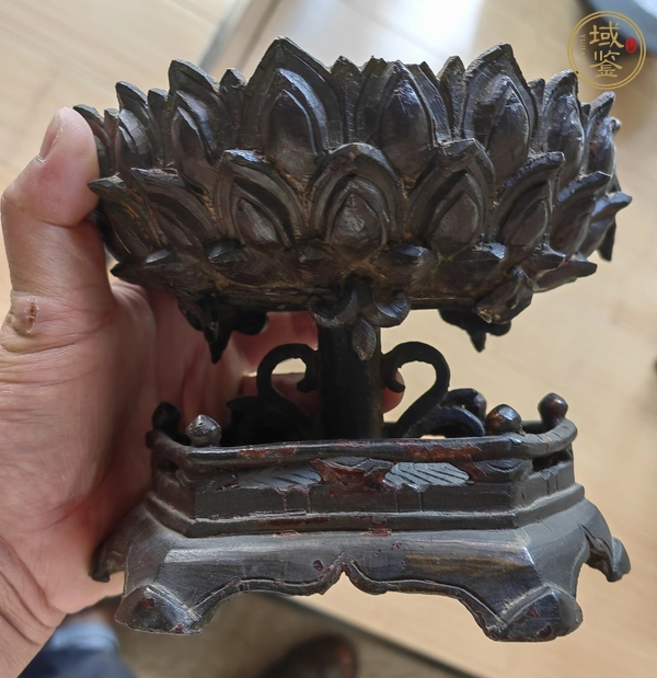 古玩銅器銅座真品鑒賞圖